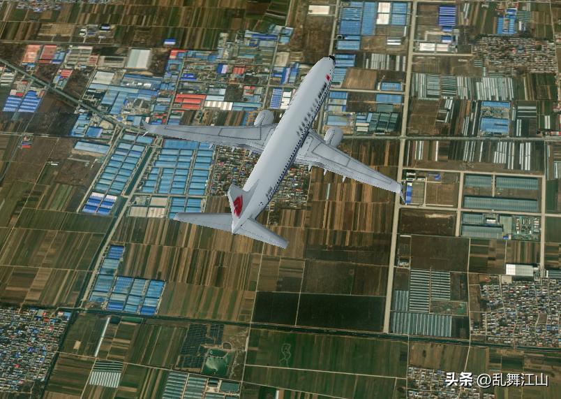 11月7日16点17分，一架从重庆飞往北京的飞机抵达河南新乡上空