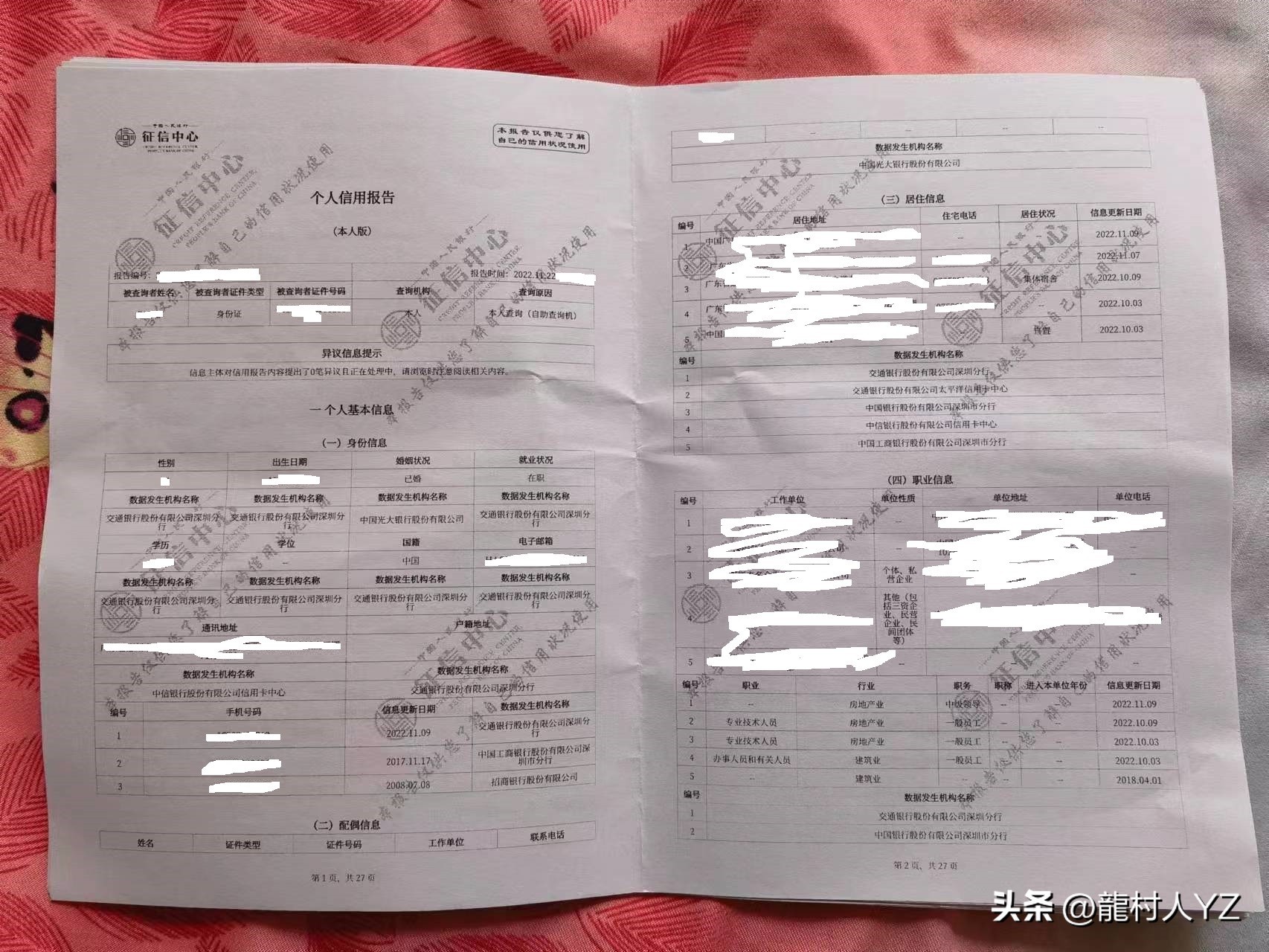 个人信用报告2023,信用报告展示近几年