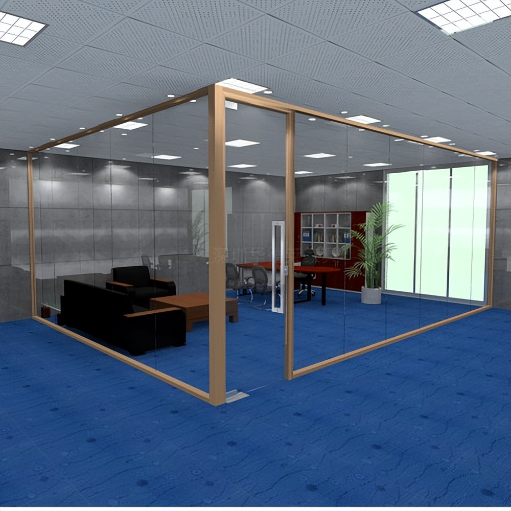 佛山市写字楼百叶窗隔断,佛山写字楼玻璃隔断屏风