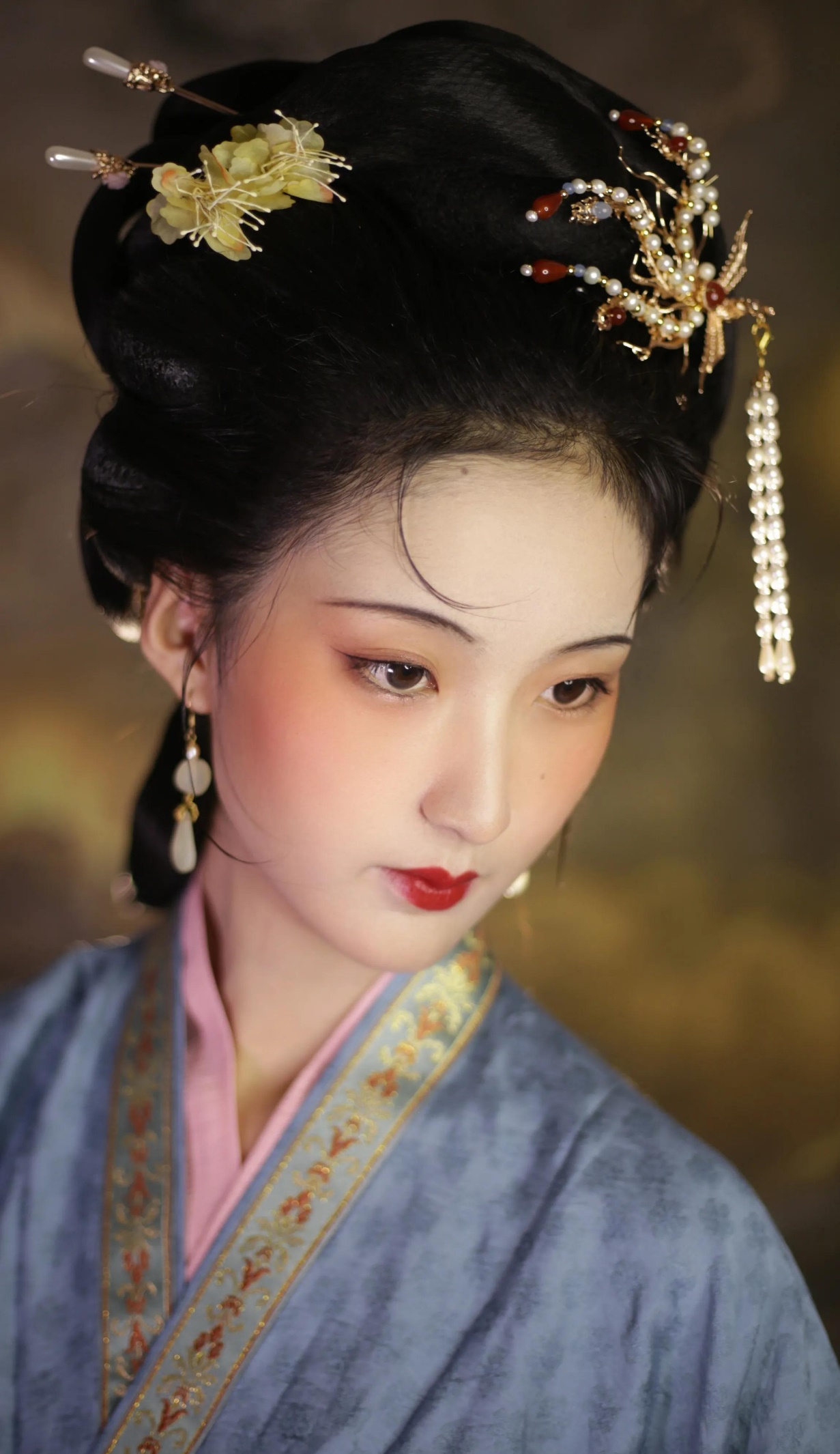 惊艳古装造型美女,古装剧中惊艳的汉服