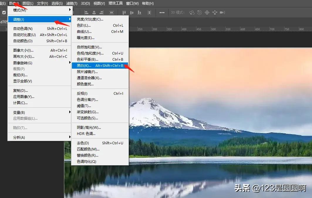 ps为什么将彩图变成黑白图,ps怎么将彩图变成黑白图