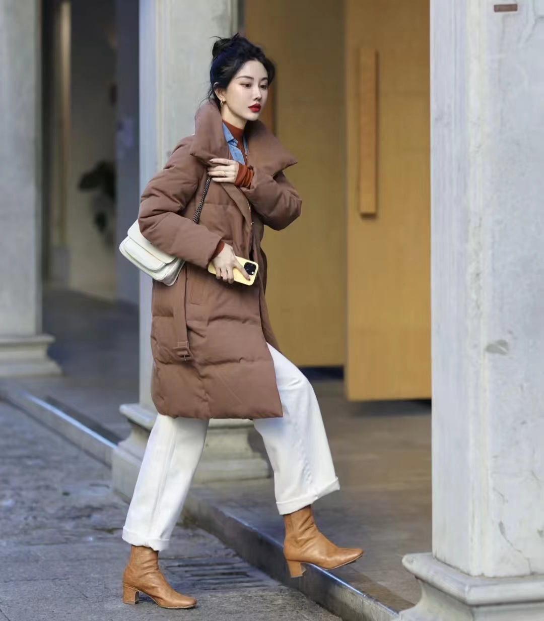 打工人羽绒服穿搭,精致打工人一周穿搭男冬天