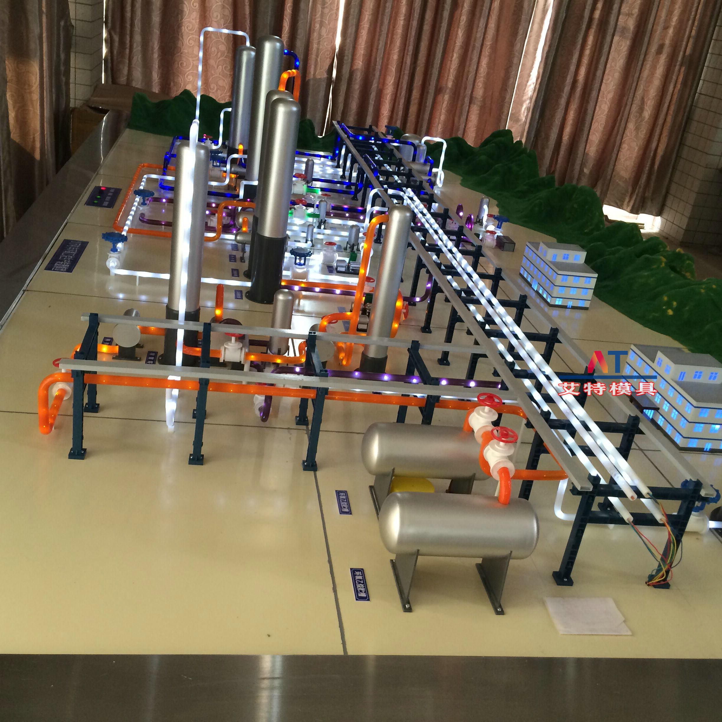 石化工艺图,环氧乙烷装置模型图