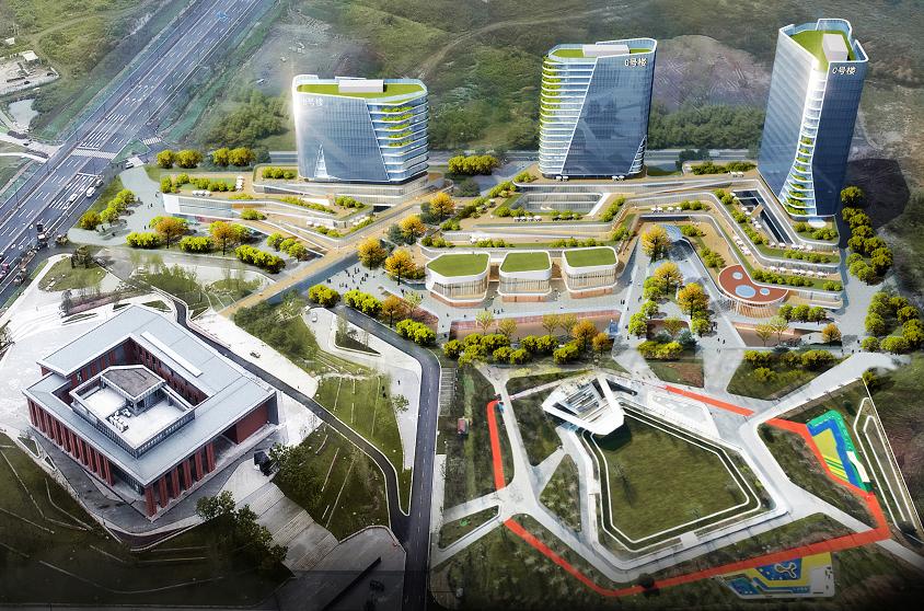 新都区石板滩最新规划七星公园,石板滩公园