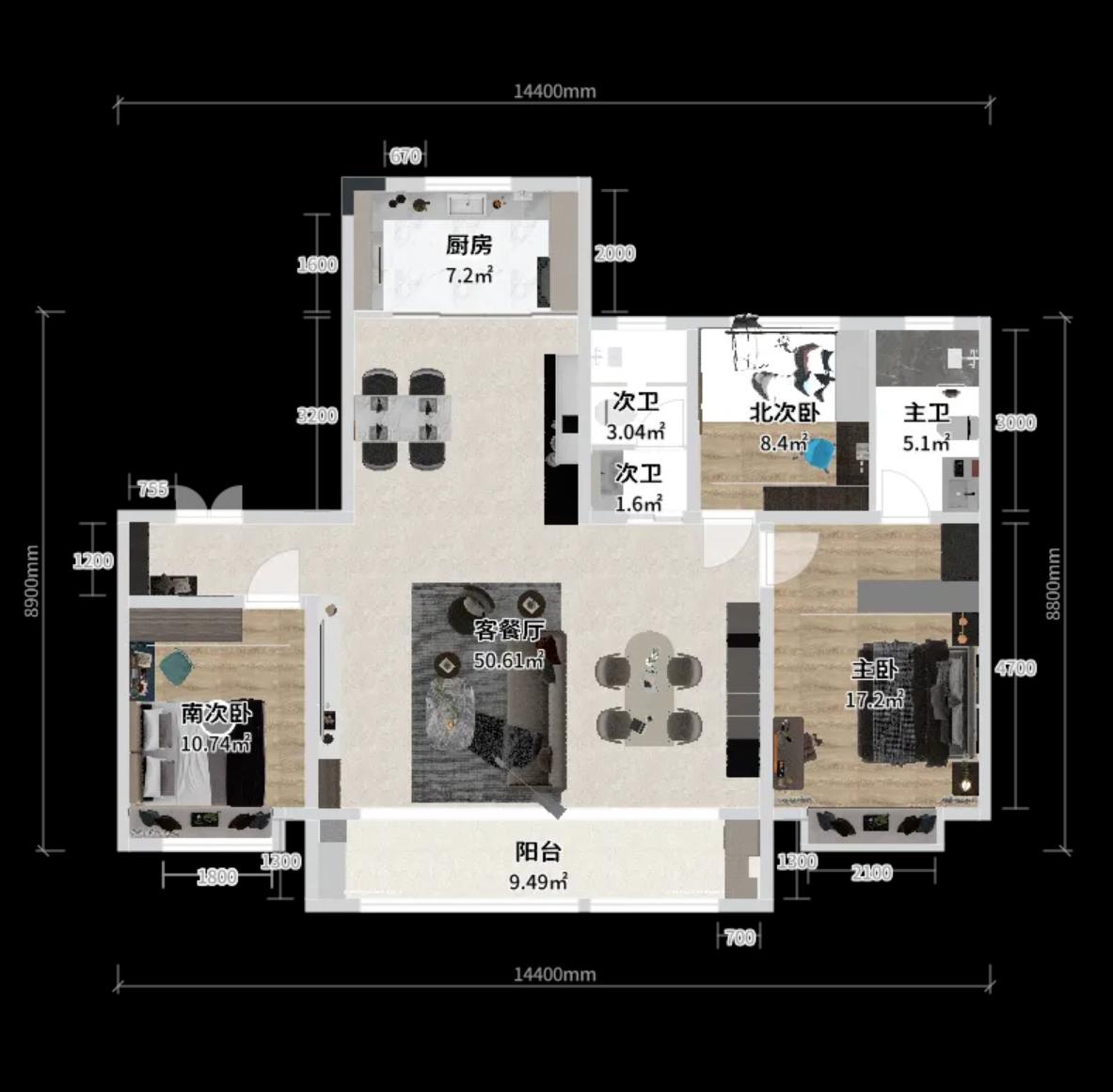 济高梧桐郡户型图,济高梧桐郡167样板间