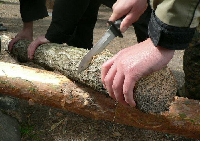 多功能野外生存刀燧石,国外户外生活使用的户外生存刀