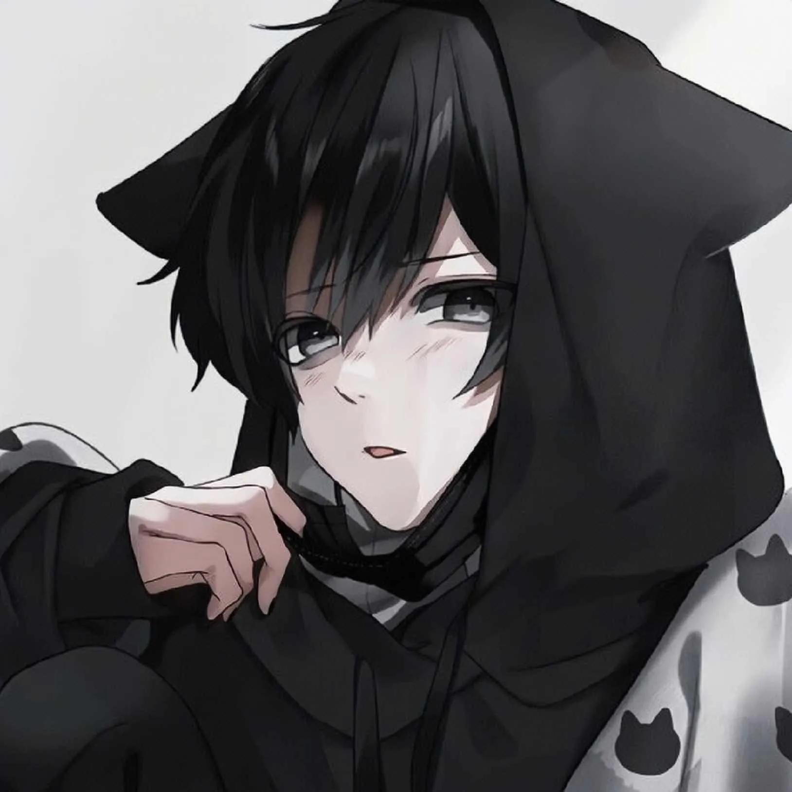 释怀放下的男头像动漫,看透一切的动漫头像男生