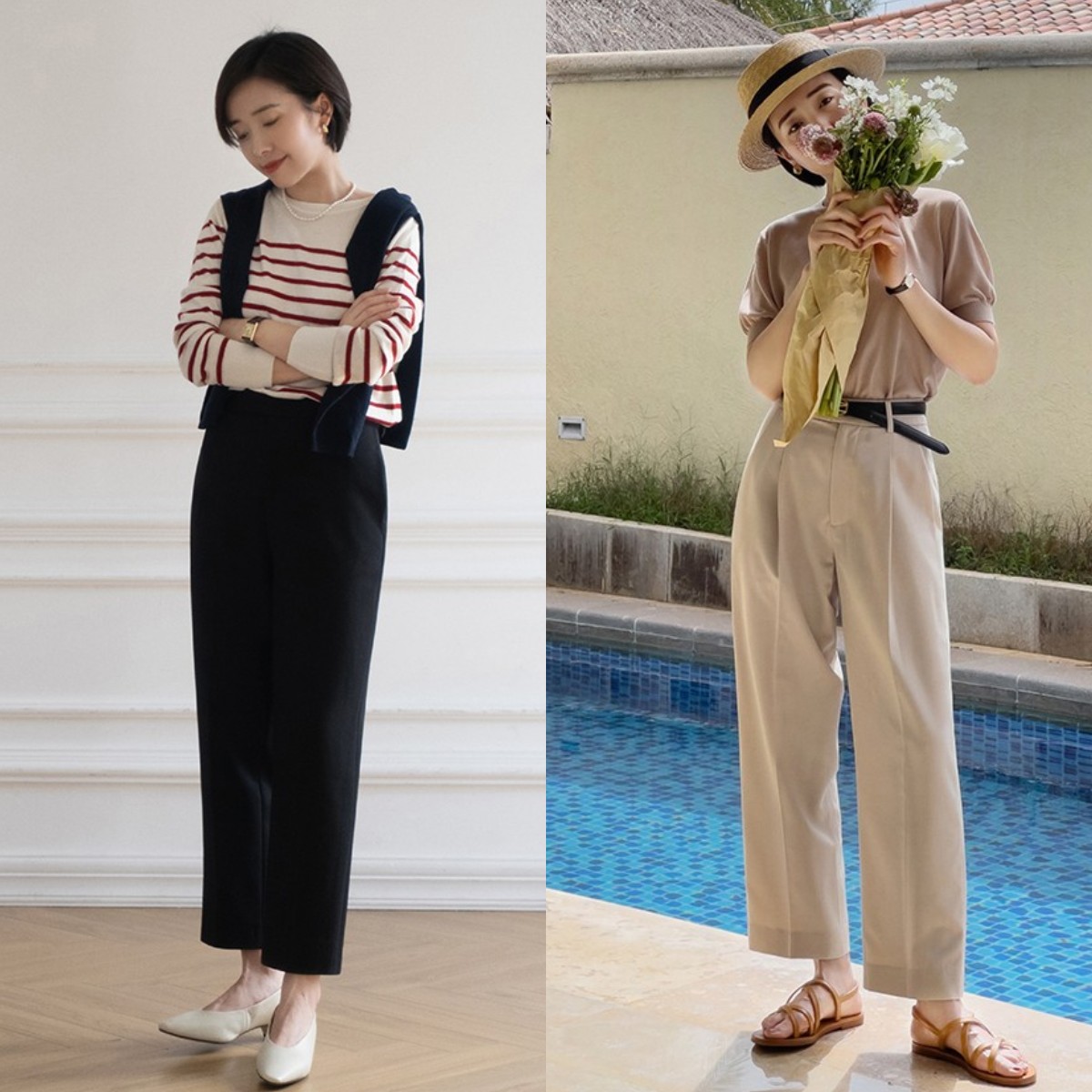 上班族小西裤穿搭,上班族的西裤