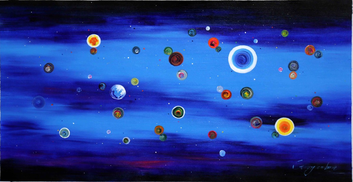 浩瀚星空·大美秘境——郭彦斌的油画世界