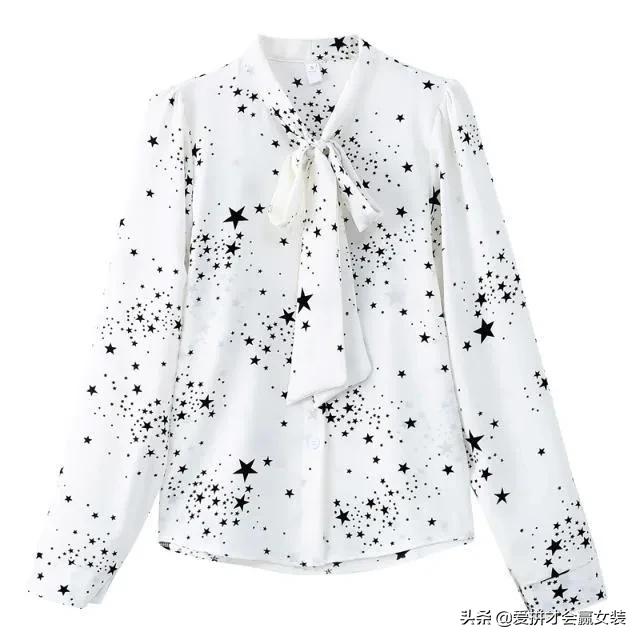 金真丝绒上衣女长袖高端重磅衬衫,春季新款时尚印花圆领真丝衬衫