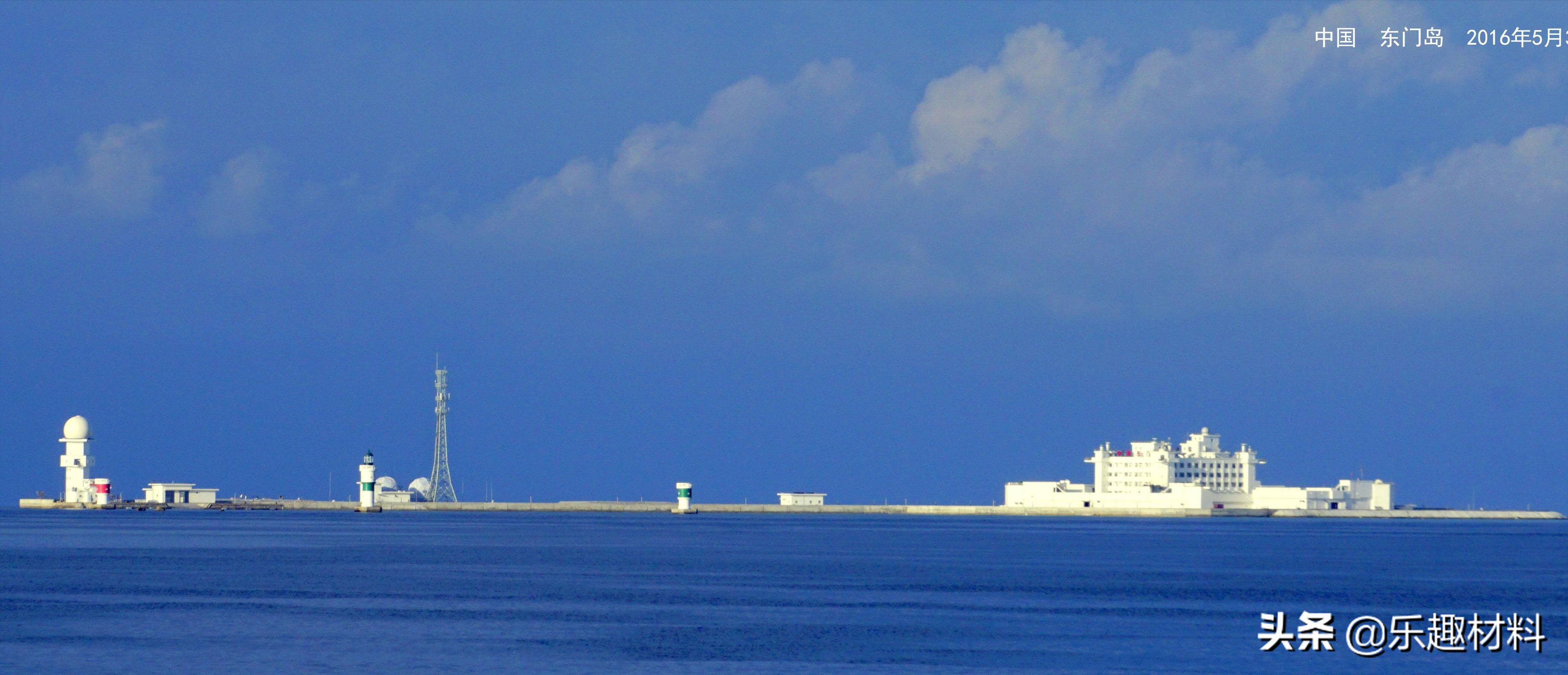 细微处看南沙东门岛，除了高楼大厦外，已开始形成完整的岛礁生态