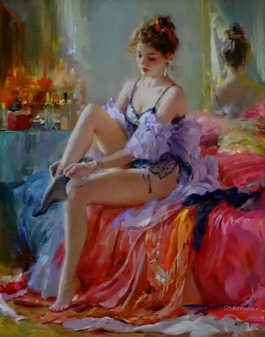 俄罗斯康斯坦丁的油画,康斯坦丁天空之镜油画