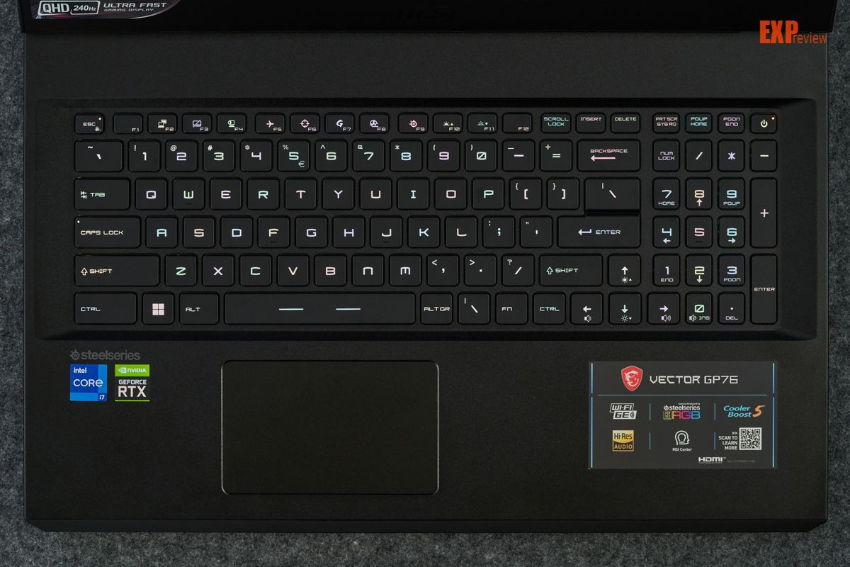 微星冲锋坦克ProGP76游戏本评测：光追战场的大火力输出位