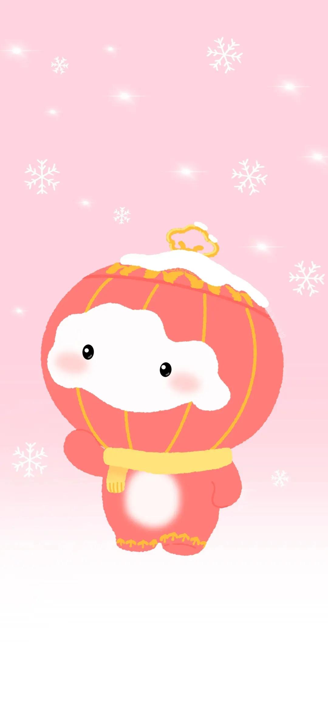 冰墩墩和雪容融头像框,冰墩墩和雪容融头像壁纸系列图片