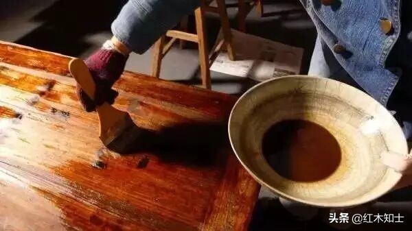 红木家具染色,红木家具上色是不是真的
