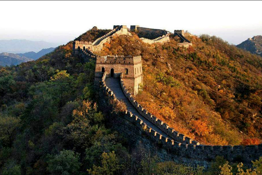 万里长城慕田峪图片,万里长城最精华的部分金山岭