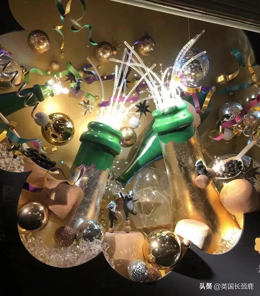 伦敦圣诞橱窗,2021年英国圣诞