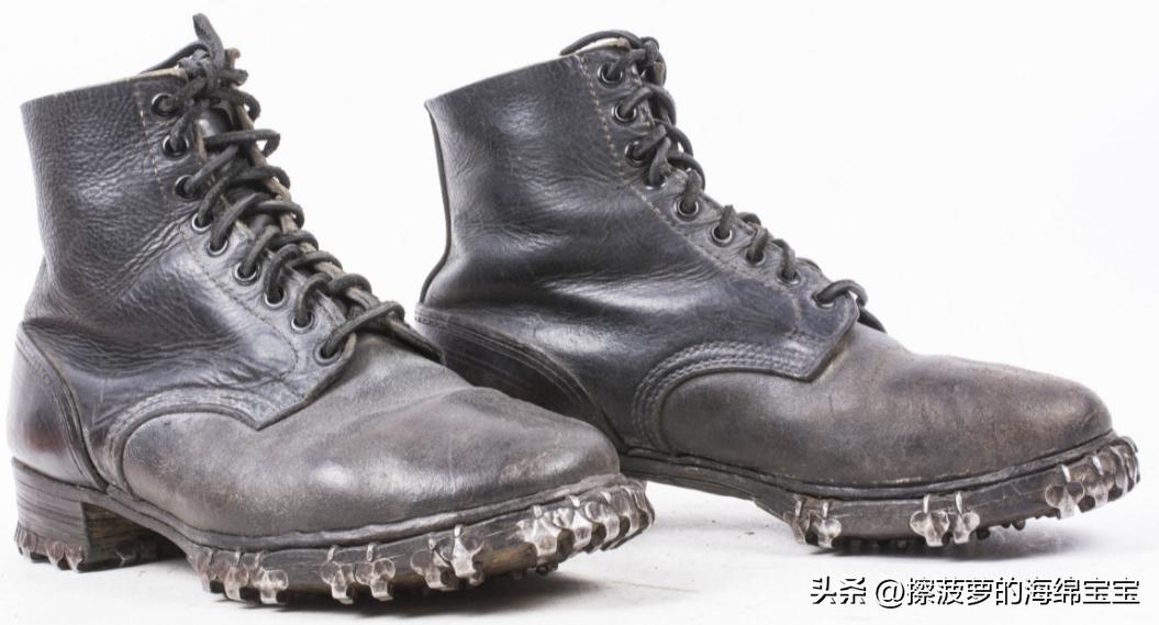 二战时期德国专用军靴,二战德国军靴长筒图片