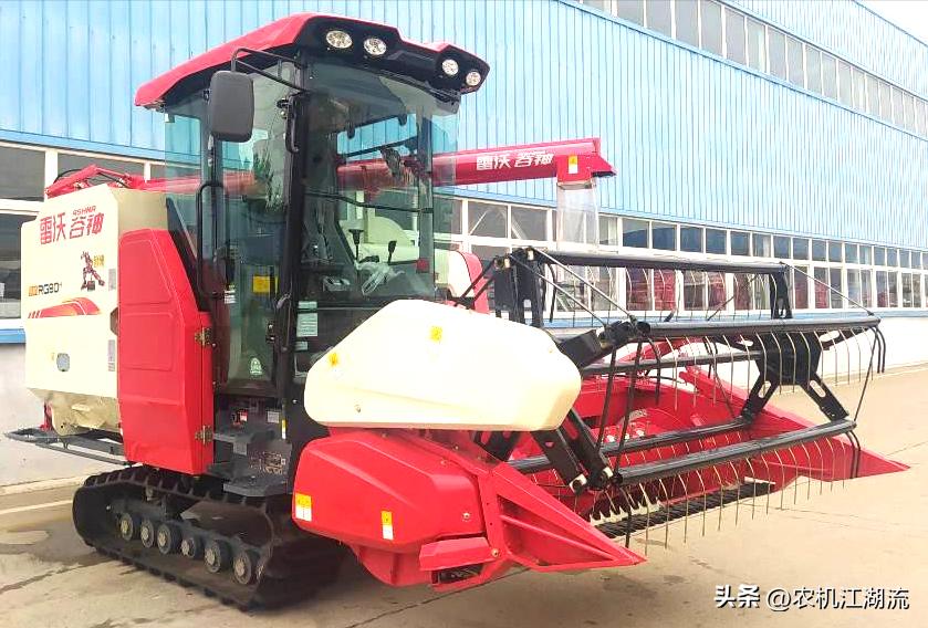 大型水稻收割机全过程,史上最快的水稻收割机