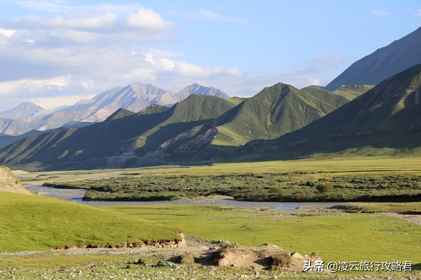 青甘大环线详细路线图,一路向北方的旅游路线推荐