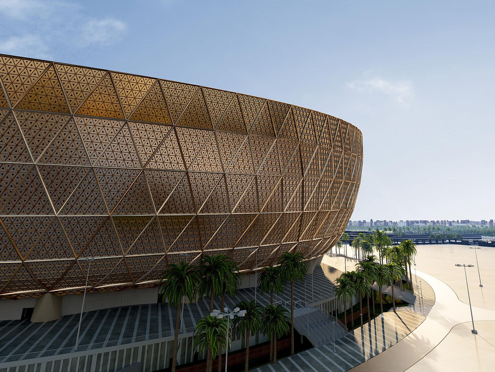 卡塔尔世界杯主体育场照片,卡塔尔世界杯地标建筑