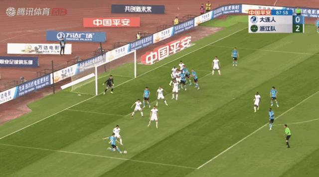 浙江队2-1战胜大连人视频,浙江队3-0大连人