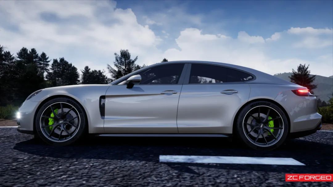 保时捷panamera改taycan前脸,保时捷panamera改装宽胎