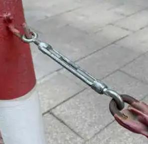 花篮螺丝如何固定防开,304不锈钢花篮螺丝收紧器使用方法