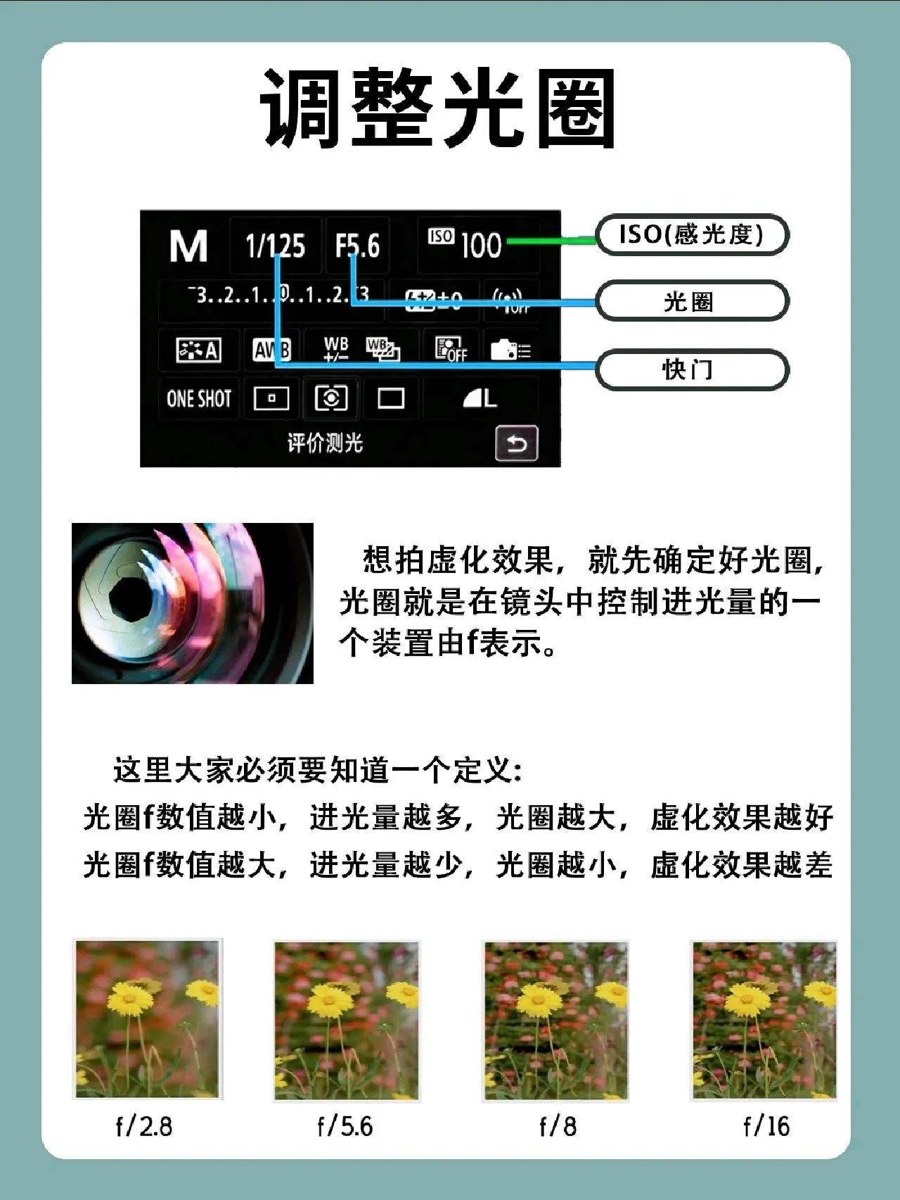 NO10032期|从初学到精通，图文详解“曝光组合”及M档使用教程！