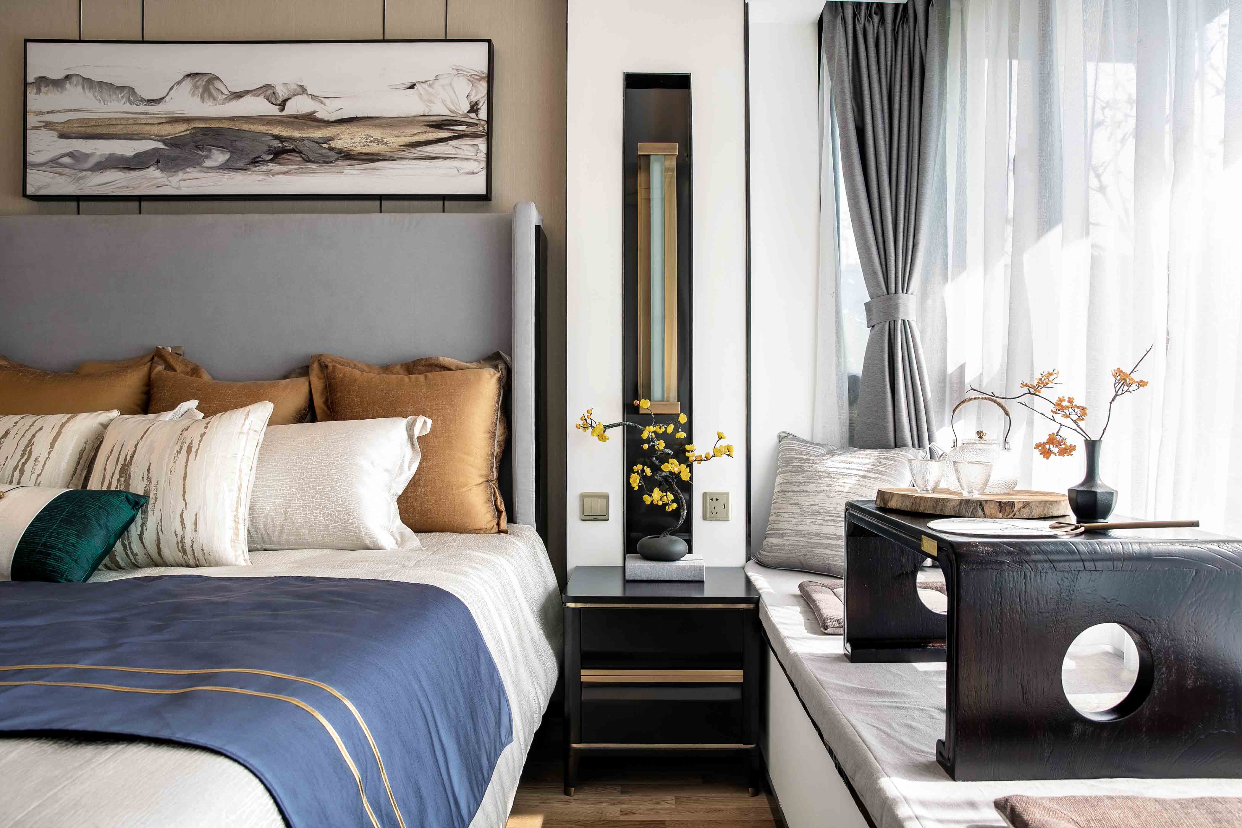 2019卧室飘窗设计获奖图片,卧室飘窗最新款最时尚设计