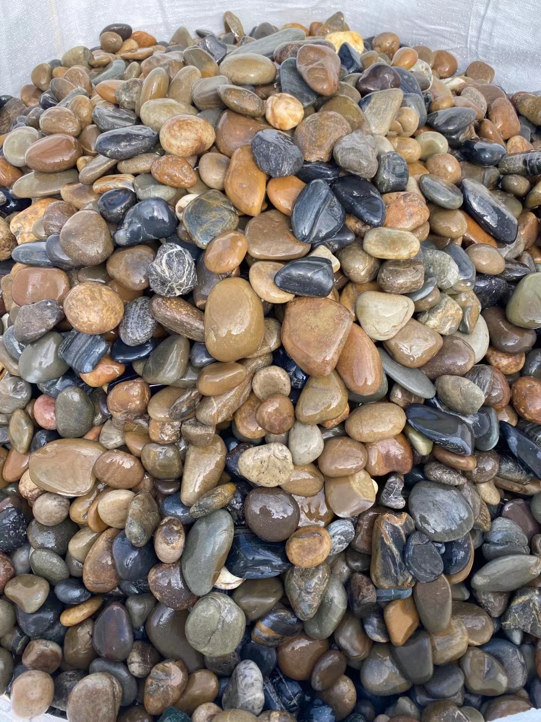 中式庭院鹅卵石,鹅卵石新中式设计