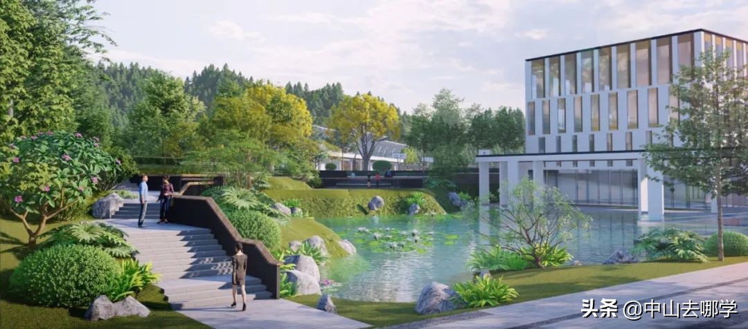 中山市永安中学参观,中山永安中学学校全貌