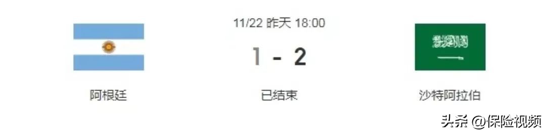 世界杯阿根廷和沙特阿拉伯赔率,世界杯阿根廷1-2沙特比分赔率
