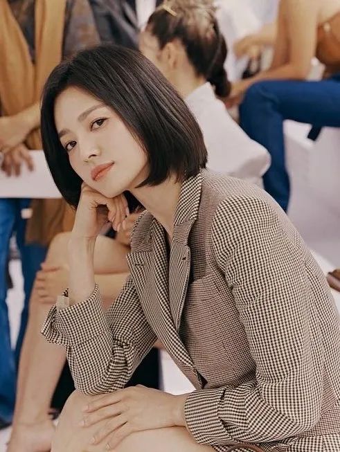 宋慧乔短发怎么打理好看又简单,宋慧乔同款短发适合方脸型