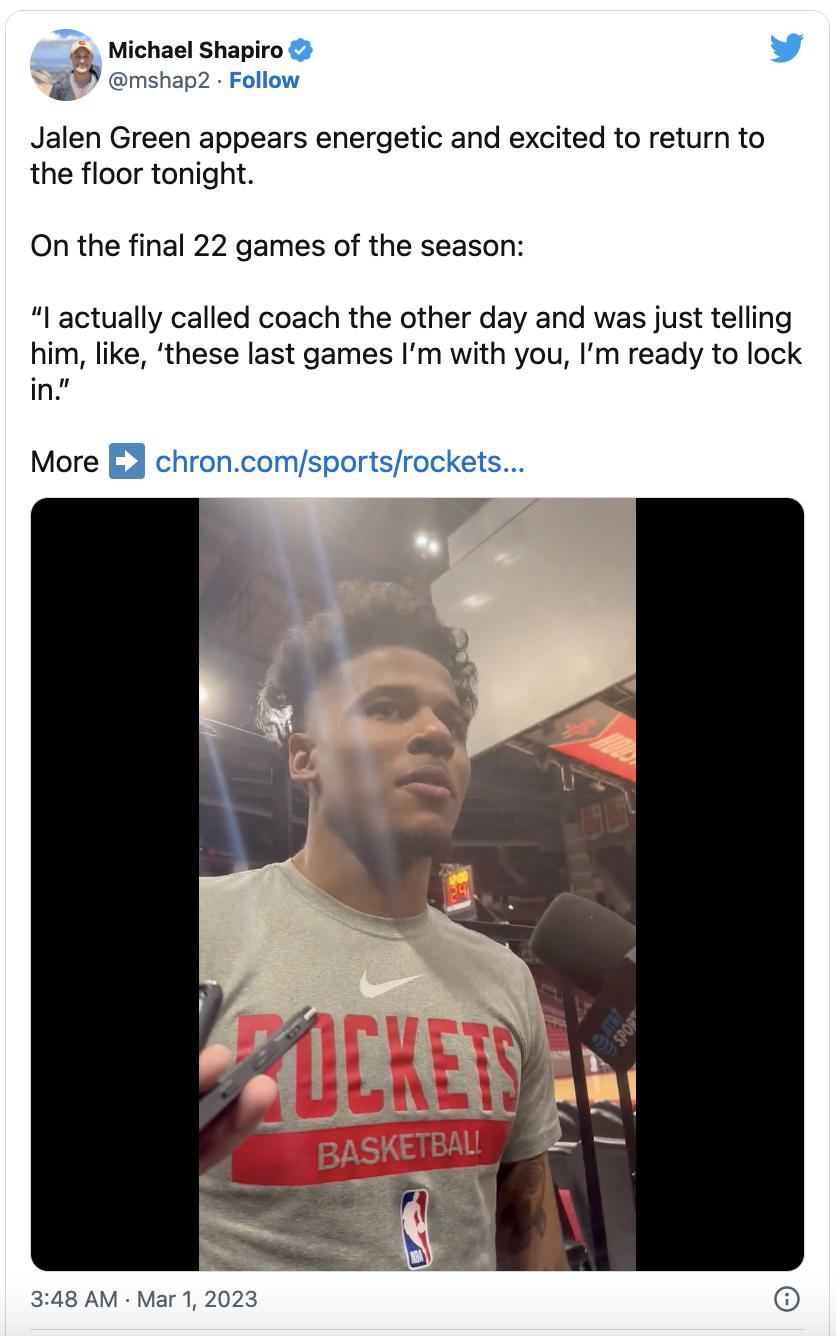 火箭新秀格林新闻,火箭杰拉德格林最新消息