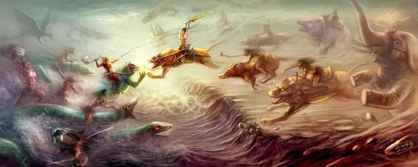 黄帝大战蚩尤大结局,神话故事黄帝战蚩尤