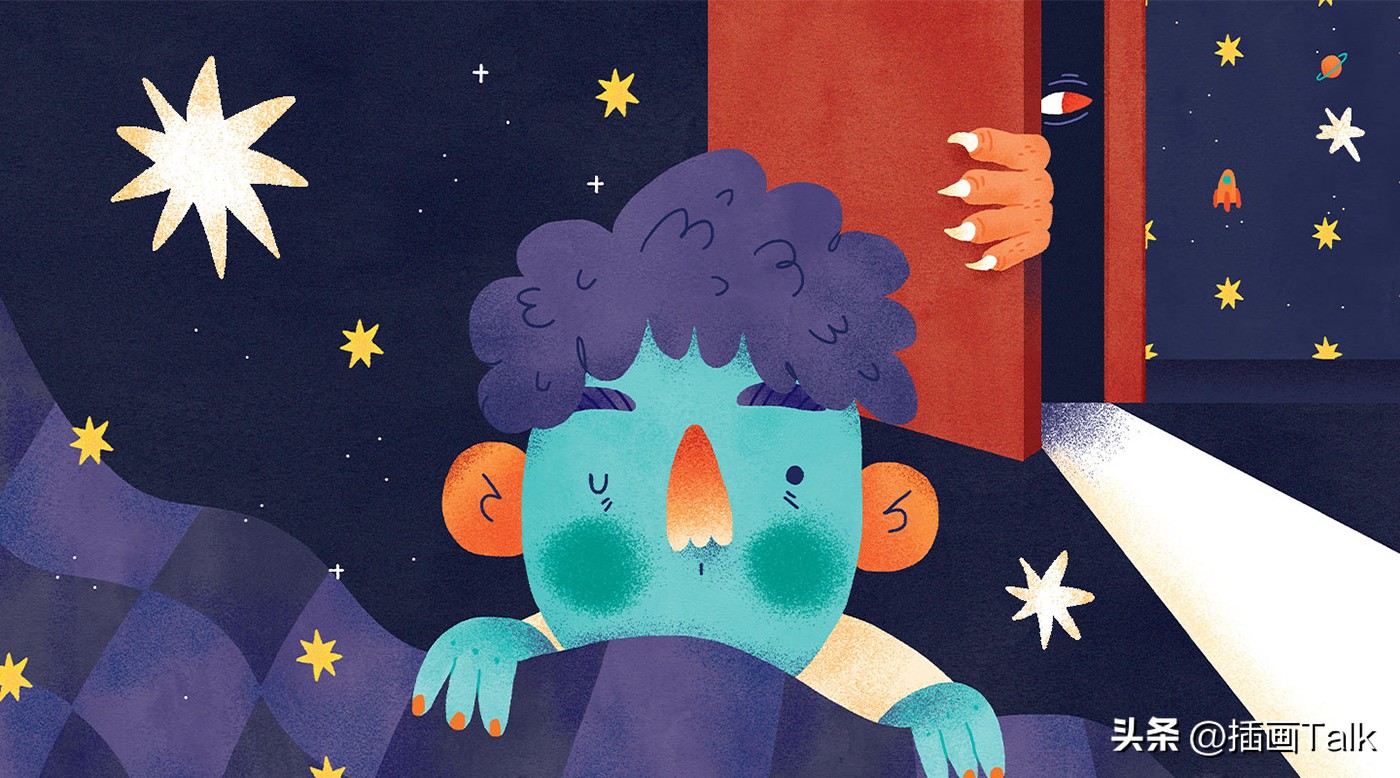 巴西插画大师手绘稿,巴西插画师gabriel图