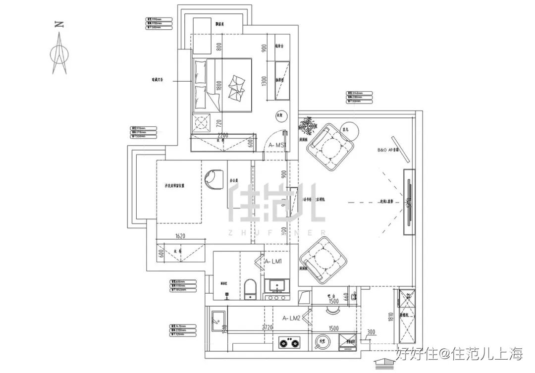 独居75㎡，大落地窗+电影院客厅，狠狠羡慕了