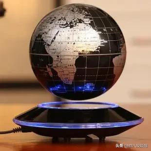 磁悬浮地球仪灯超大号,发光磁悬浮地球仪180度