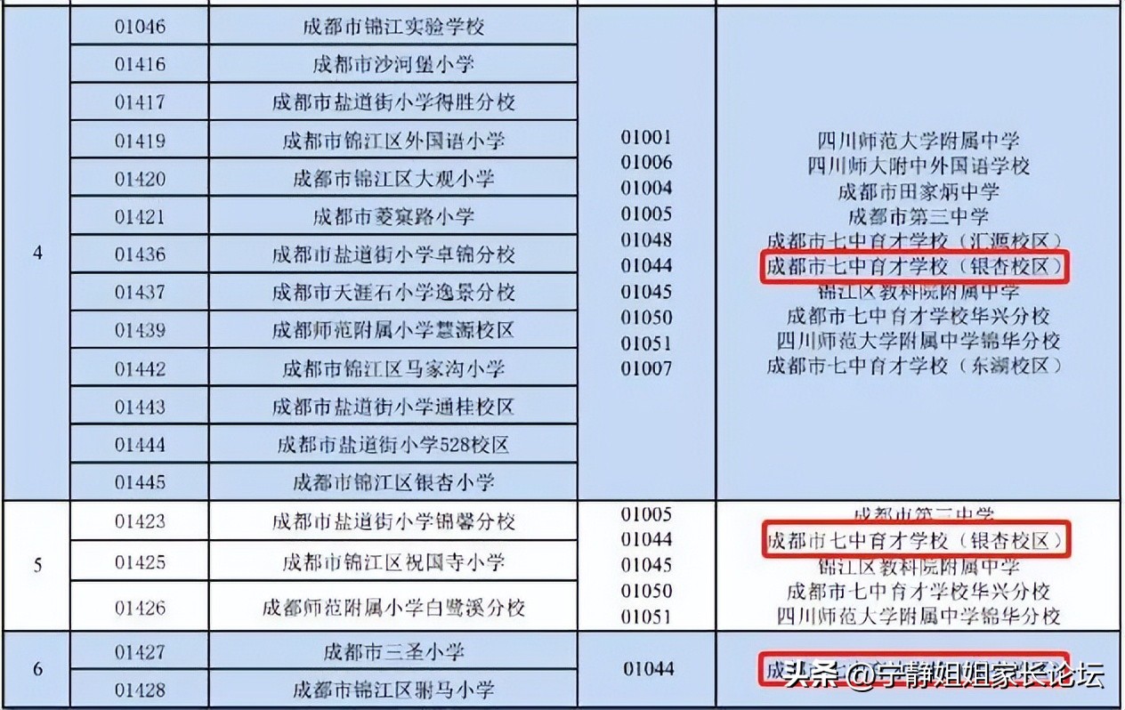 成都锦江区教育资源排名,锦江区教育资源片区排行榜