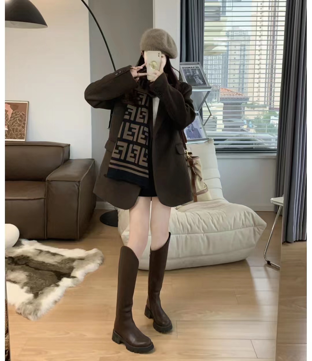 显瘦百搭又好看长筒宽靴,长筒高筒靴显瘦质感好显高