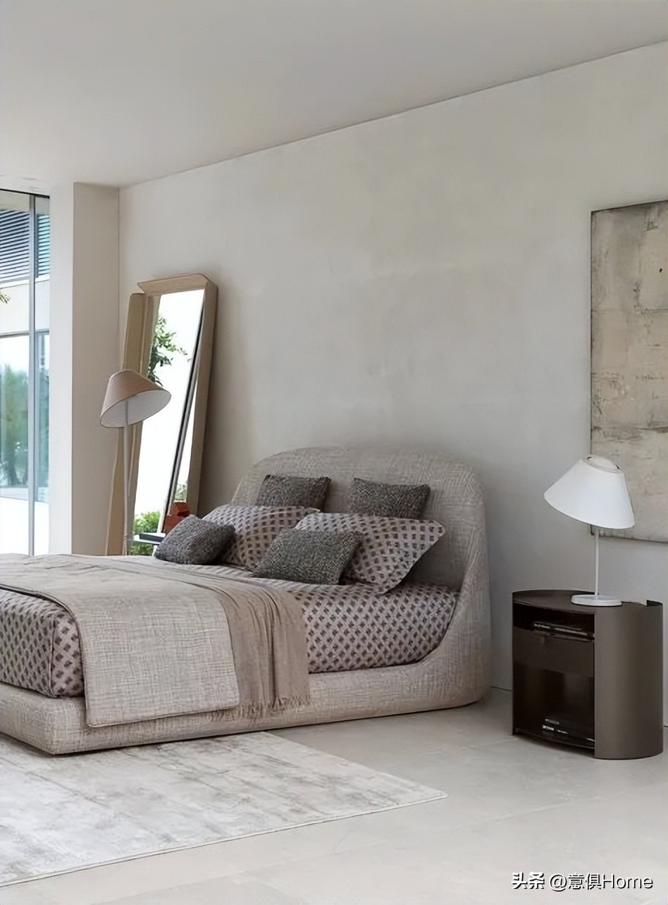 软包床最流行一款,比较温馨的软包床