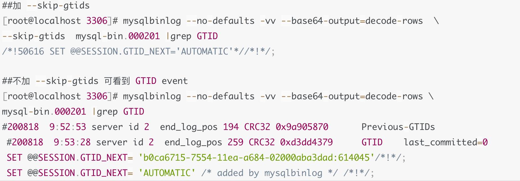 mysqlbinlog三种模式,技术分享mysql