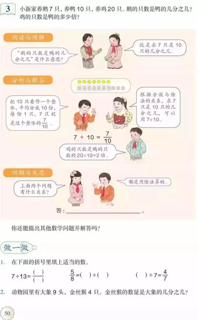 人教版小学数学（五年级下册）课本电子版寒假预习，快收藏