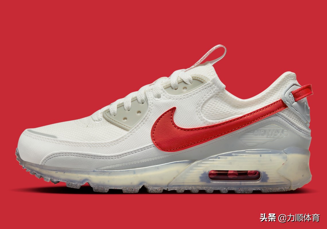 Nike环保AirMax90Terrascape以干净的“OffWhite/Red”二重奏出现