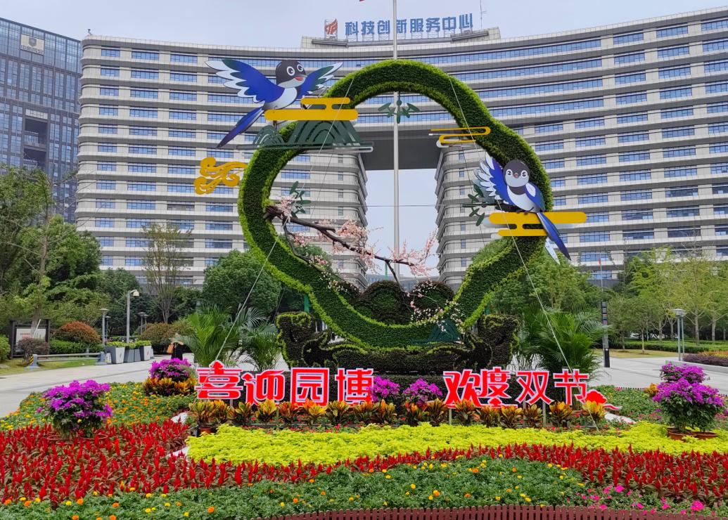 今年国庆合肥高新区，红了！