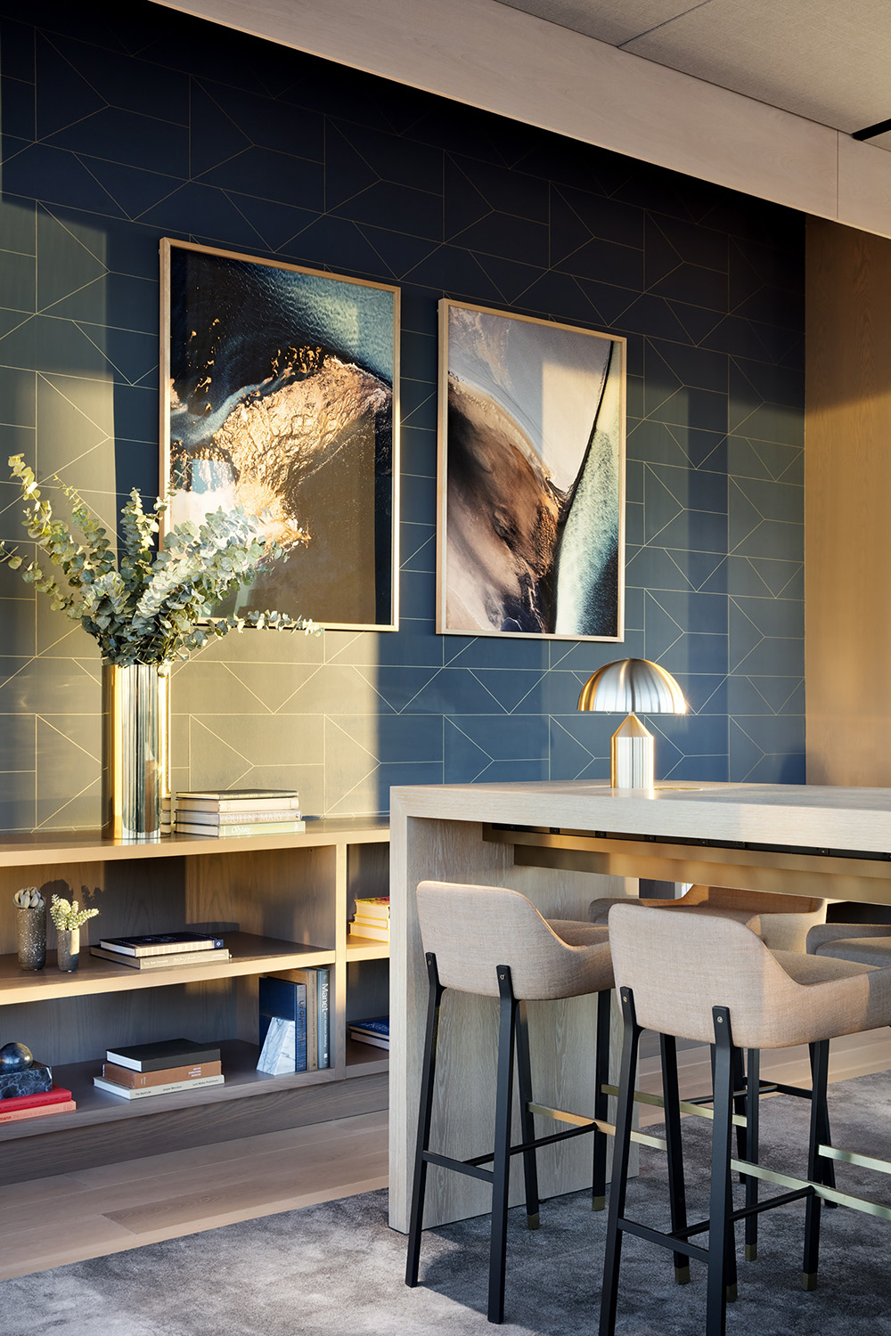 轻奢酒店风纽约Dock72写字楼大堂与公共空间设计欣赏