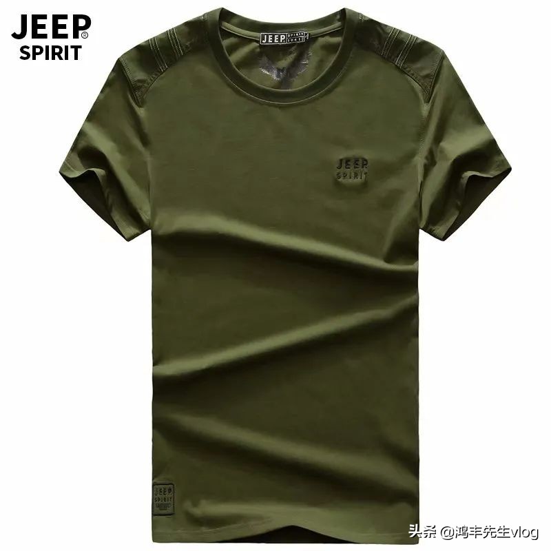 jeep短袖t恤专卖店男装翻领,jeep短袖t恤男纯棉官方正品