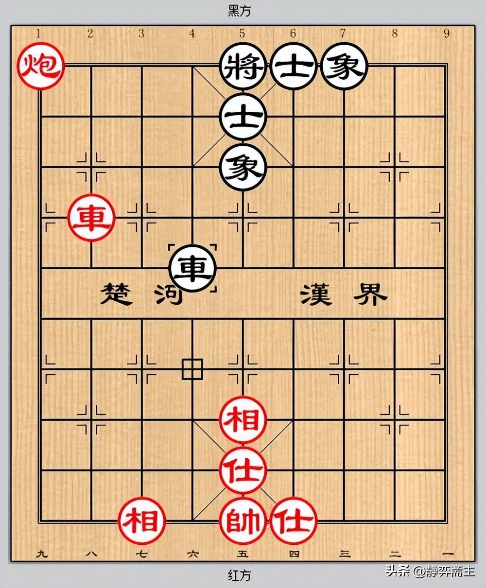 单车士守和车单兵定式,单车士象全守和炮车的定式