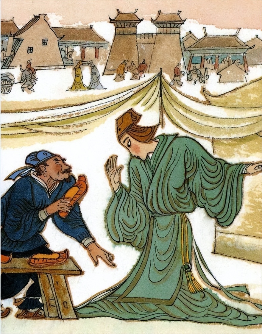 (看南阳收割机滞留高速公路想到的寓言故事)——《郑人买履》